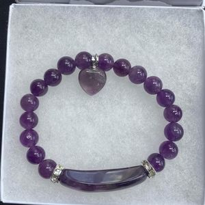 🔮 Amethyst Gemstone Bracelet 🔮
